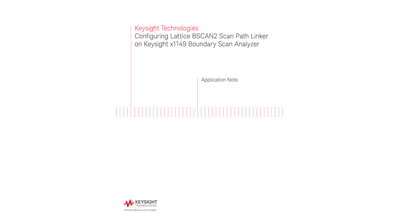Configuring Lattice BSCAN2 Scan Path Linker 
